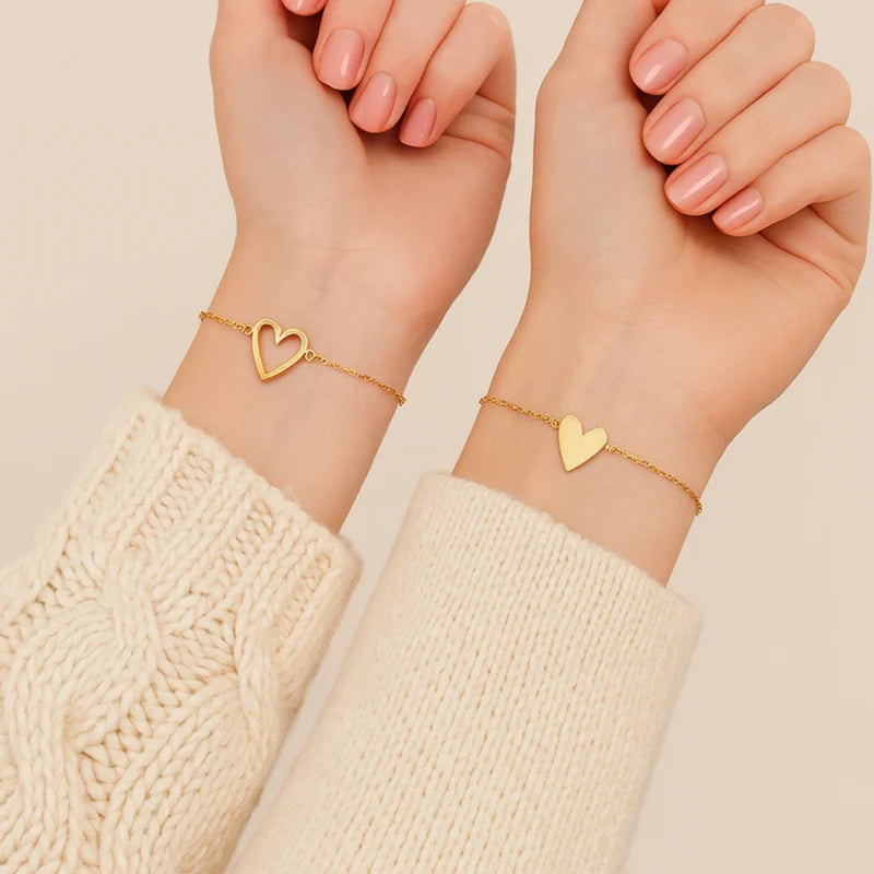 Armbänder, die eure Herzen verbinden.